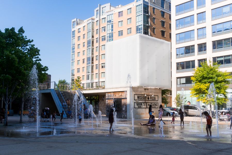 Canal Park splash pad