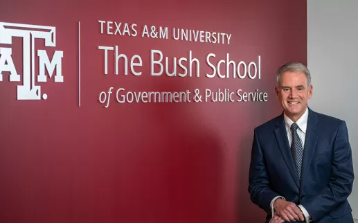 Jay B. Silveria, executive director of Texas A&M University’s Bush School of Government & Public Service in Washington, DC
