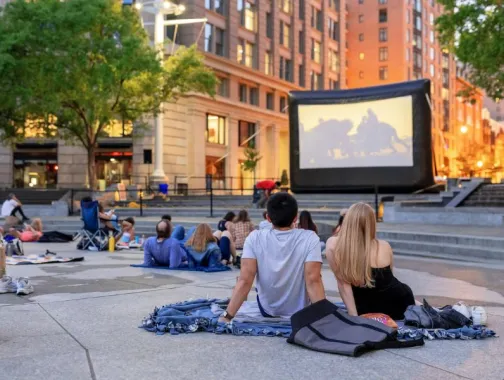 Movies on the Navy Memorial