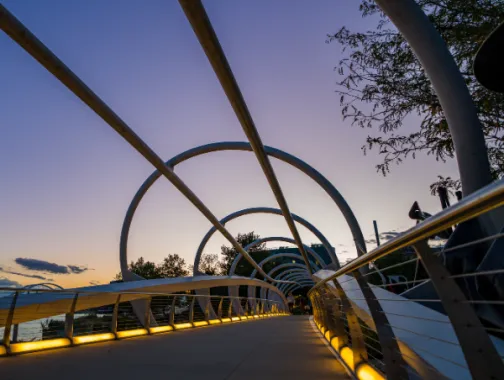Yards Park Bridge at Capitol Riverfront