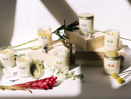 Candles from Local DC Shop Handmade Habitat